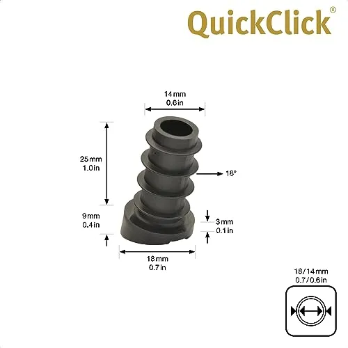 Wagner QuickClick 15786500 piedini da inserire 4 pezzi 14/18 mm