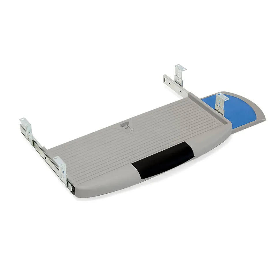 Emuca 3196621 supporto tastiera estraibile grigio con mouse
