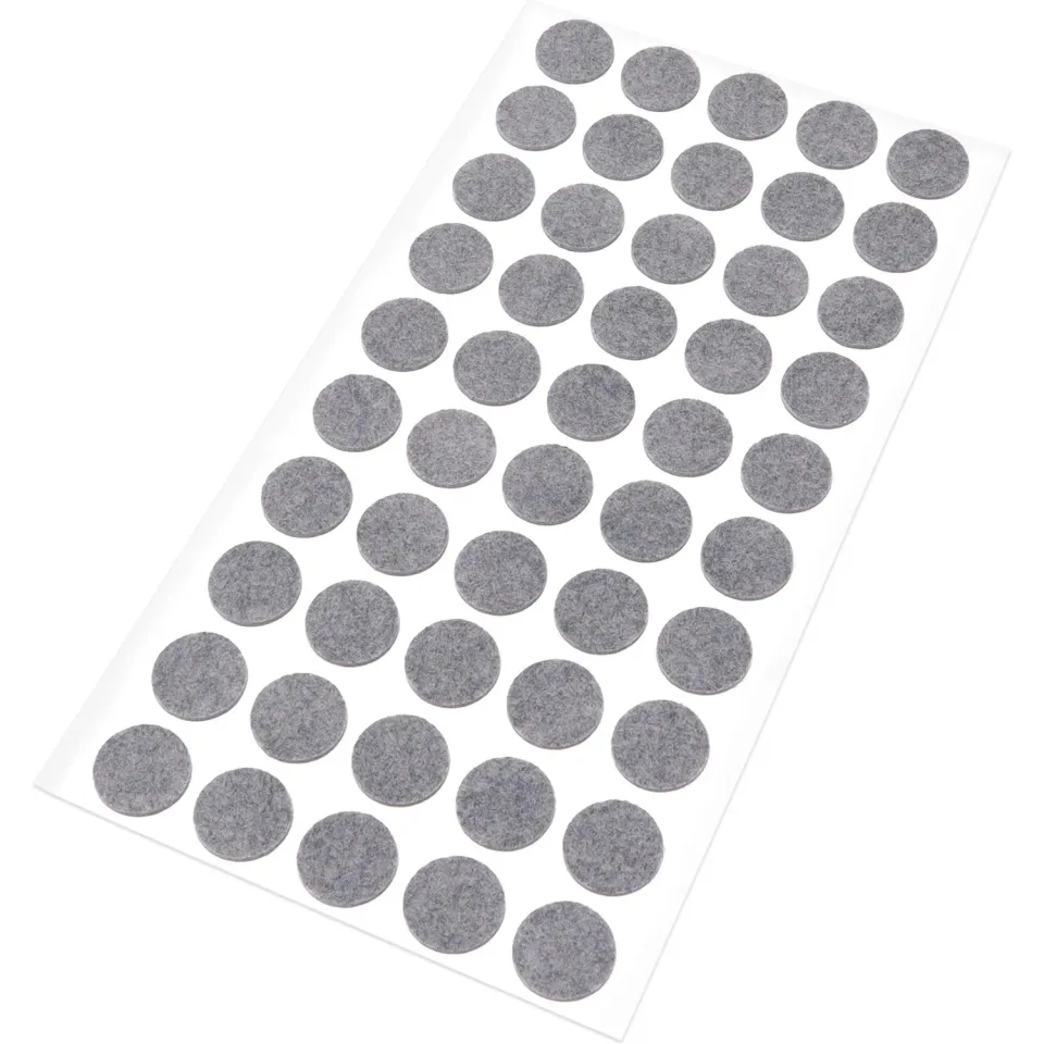 Adsamm feltrini ultrasottili ø 16 mm grigi 50 pezzi 1,5 mm
