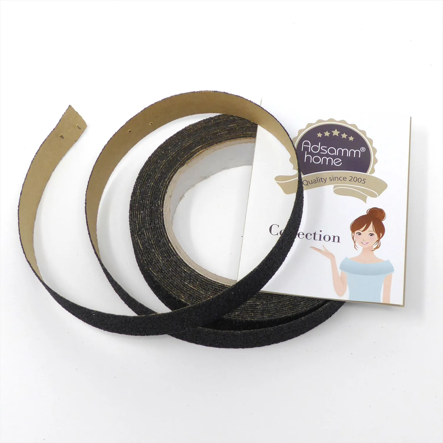 Adsamm Nastro Antiscivolo Rosso Bianco 19 mm 6 m