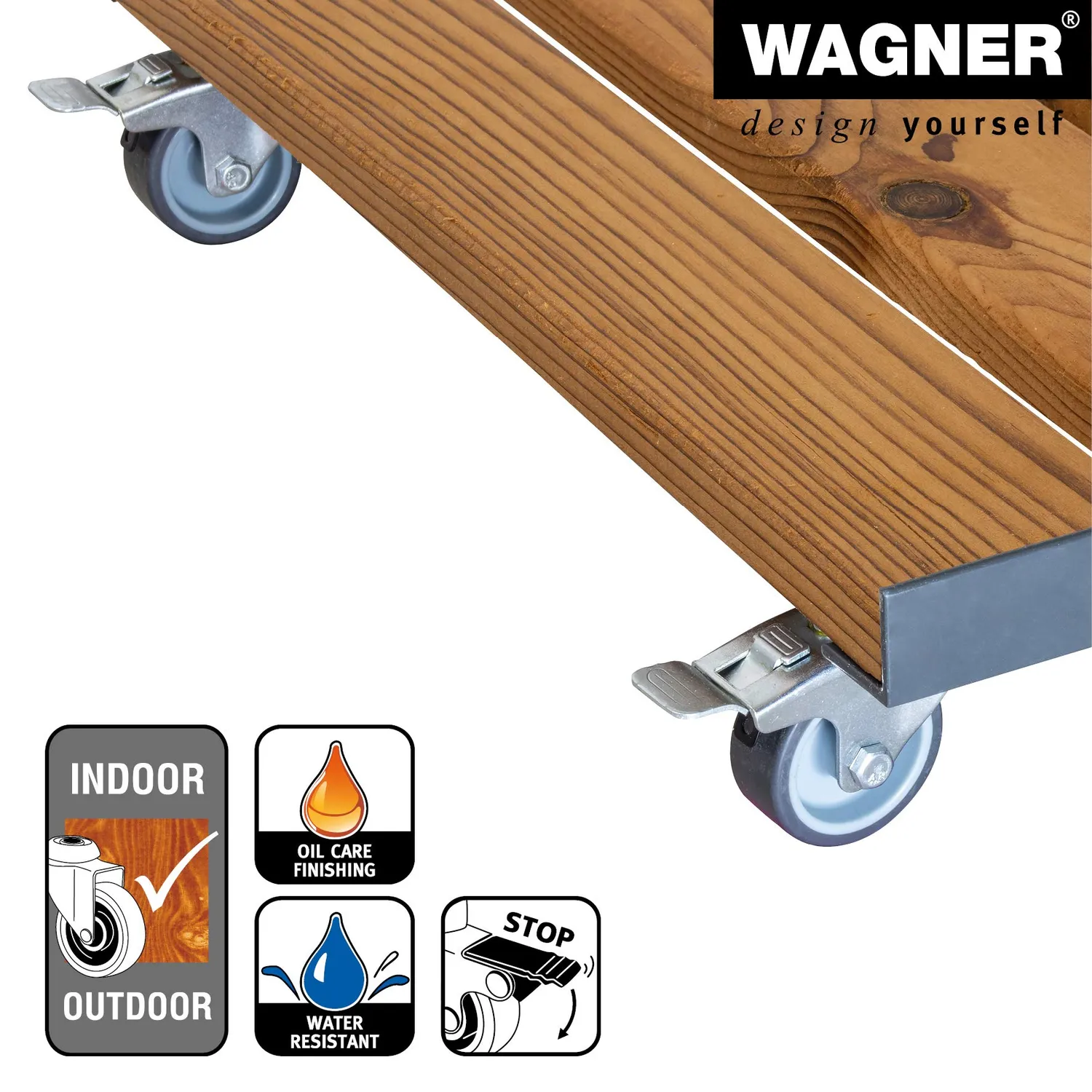 Wagner Fortis Big 20702501 carrello piante 48x48 cm 200 kg