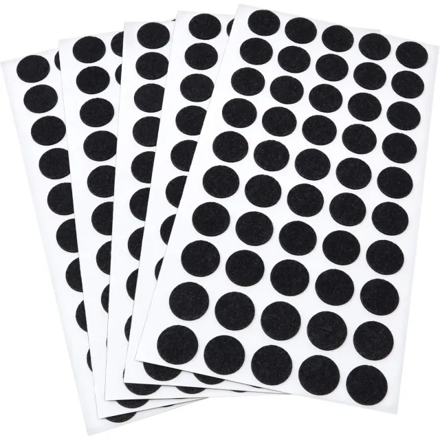 Adsamm Ultrasottili ø 16 mm Feltrini Neri 250 pz 1,5 mm