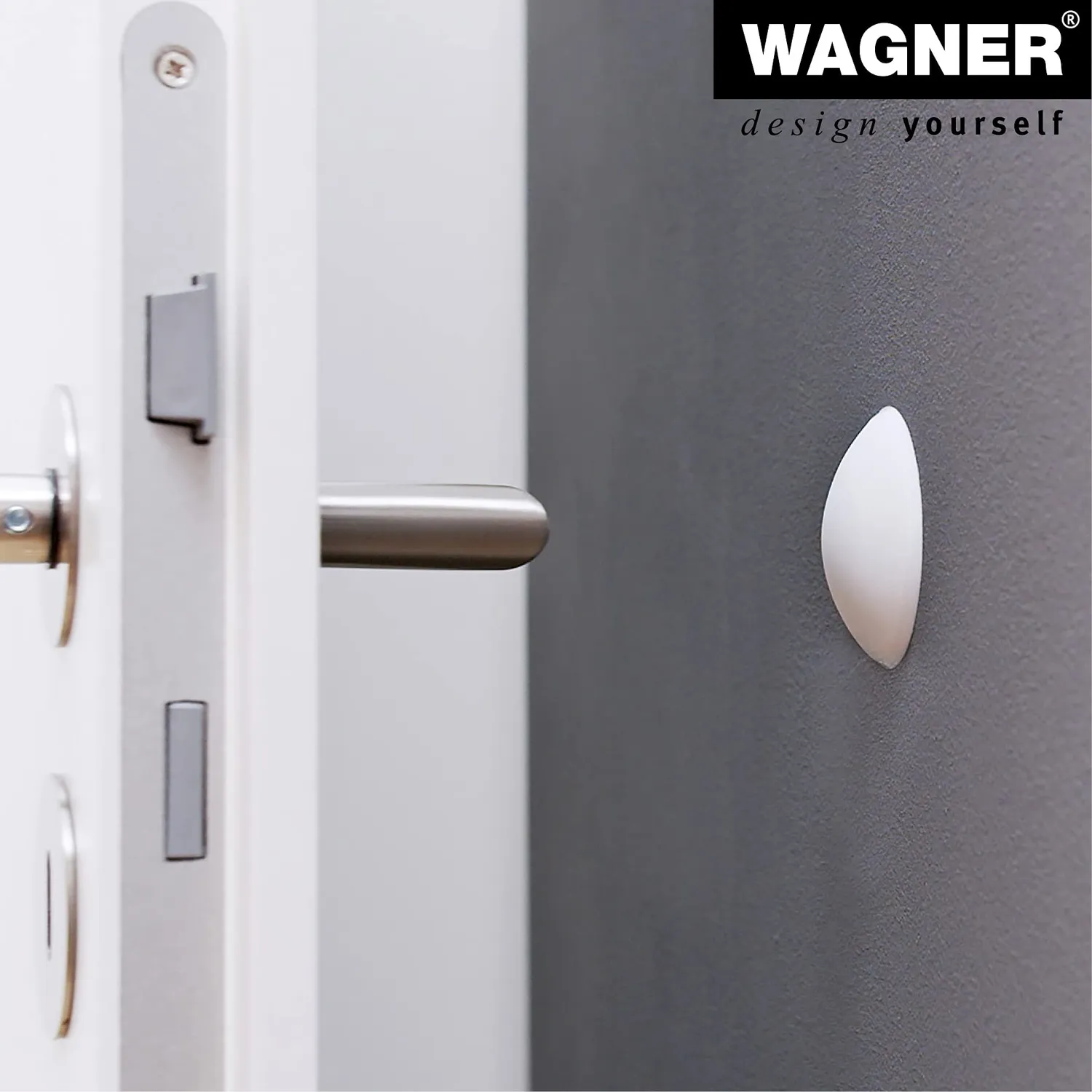 Wagner 15236011 paracolpo a parete bianco Ø 60 mm plastica