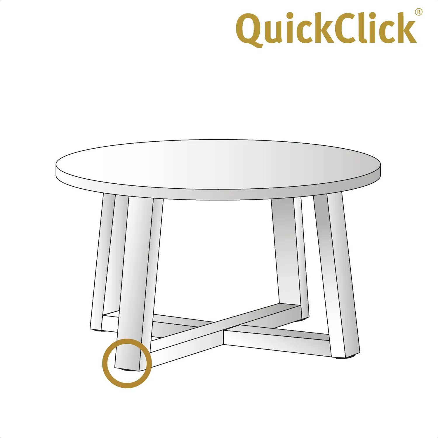 Wagner QuickClick 15783400 feltrini ovali 35x20 mm 4 pz