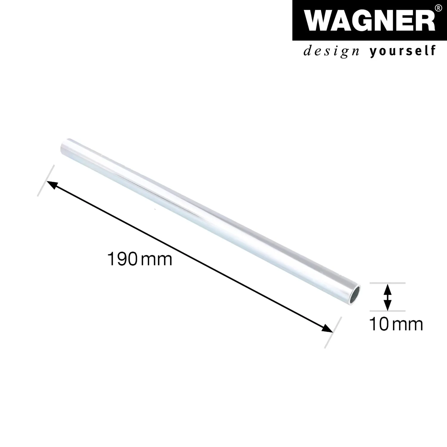 WAGNER RO 0409 asse acciaio 10x90 mm zincato
