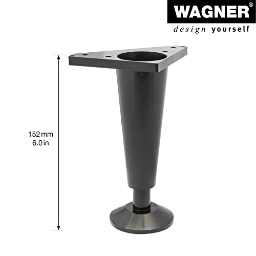 Wagner Design 12023101 gamba nera 150 mm QuickClick
