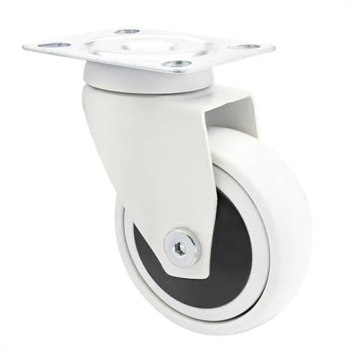 Wagner 3C Ruota Girevole Bianca Ø75 mm Portata 75 kg Acciaio