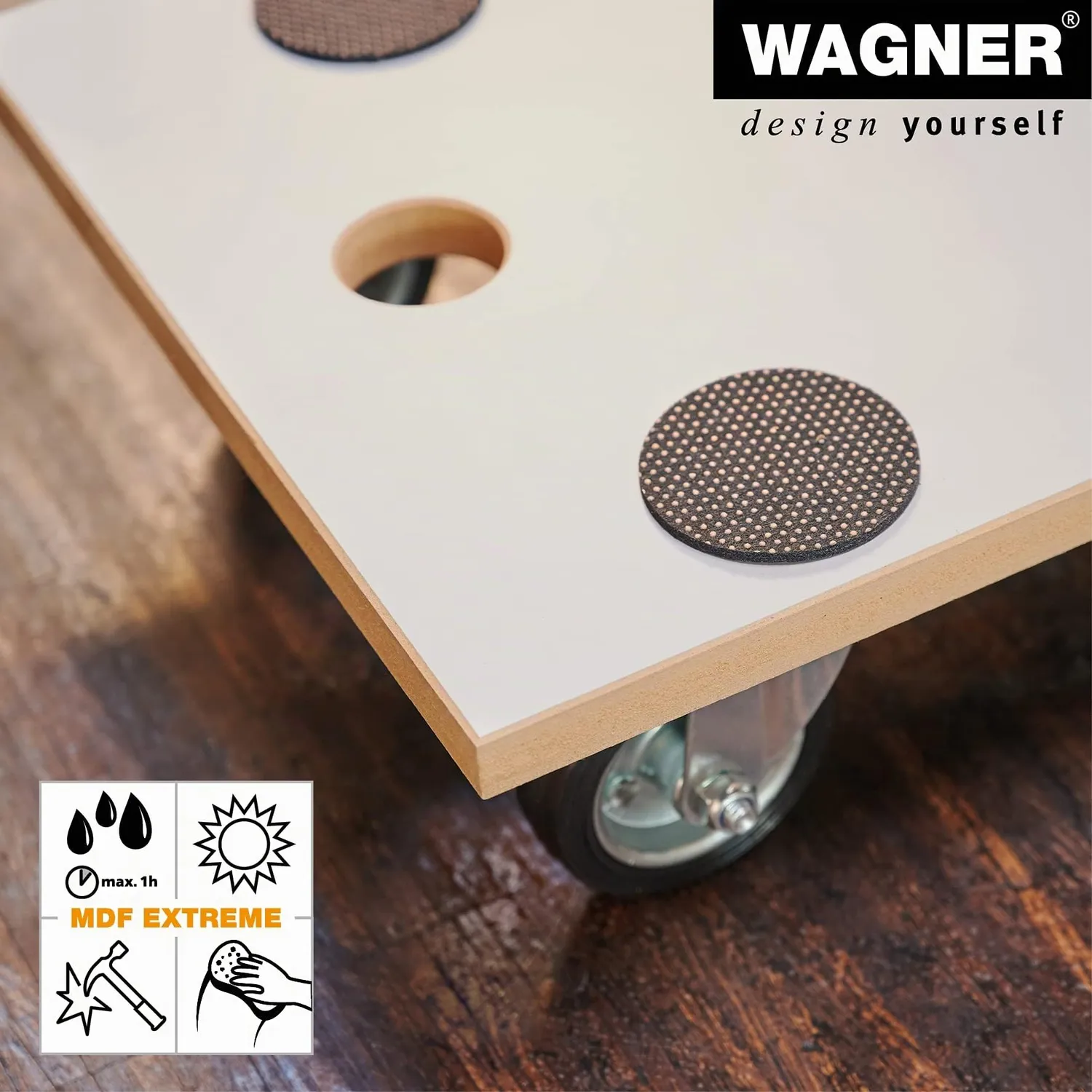 Wagner MM 1316 carrello trasporto legno 57,5x30 cm 250 kg