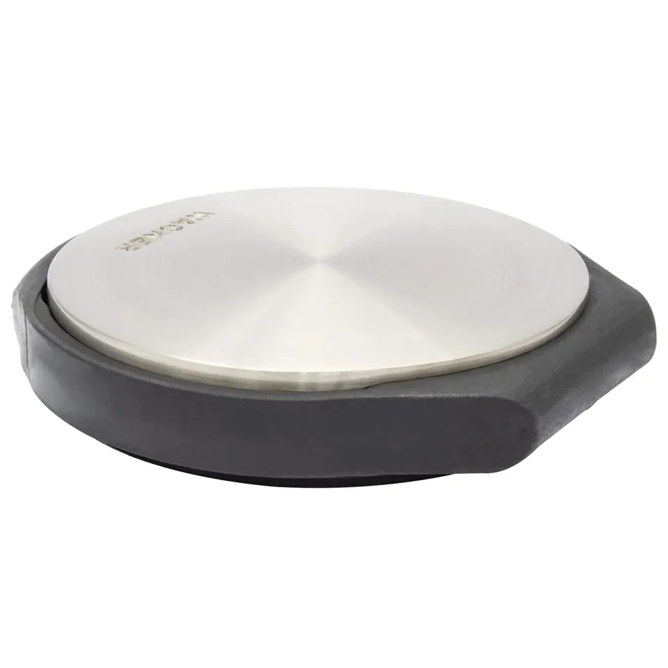 Wagner Big Disk fermaporta acciaio inox ø 90 mm