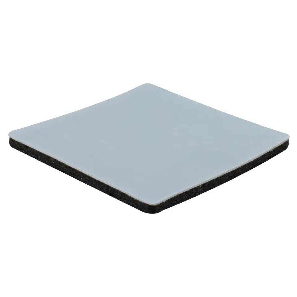 Wagner EH 1224 pattini PTFE quadrati 12 pezzi grigi 25x25