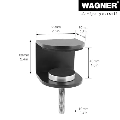 Wagner Teno ST 3956 sistema bloccaggio 60 mm acciaio