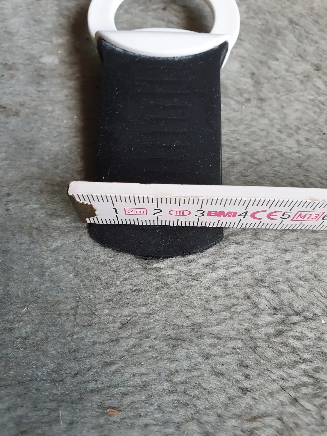Wagner Cuneo Fermaporta Gomma Gancio Piccolo 110 mm