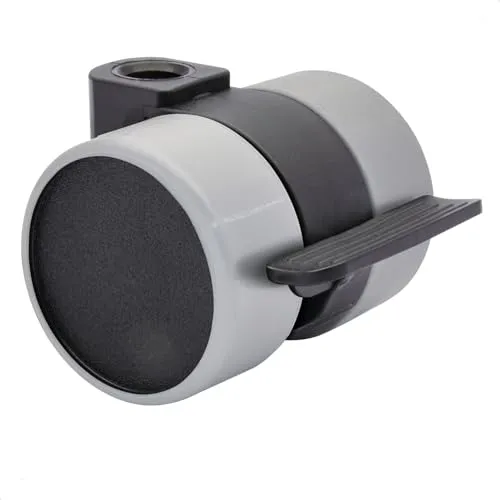 Wagner RO0211 rotella mobili morbida nero-grigio con freno 1pz