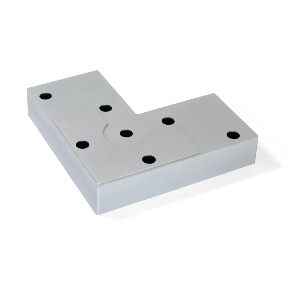 Emuca piedi per mobile grigio H12 mm 4 pezzi plastica