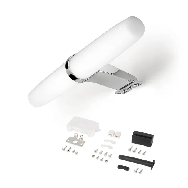 Emuca faretto LED specchio bagno 233mm IP44 cromato