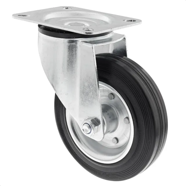 Wagner 04620001 rotella girevole gomma piena 200 mm 210 kg