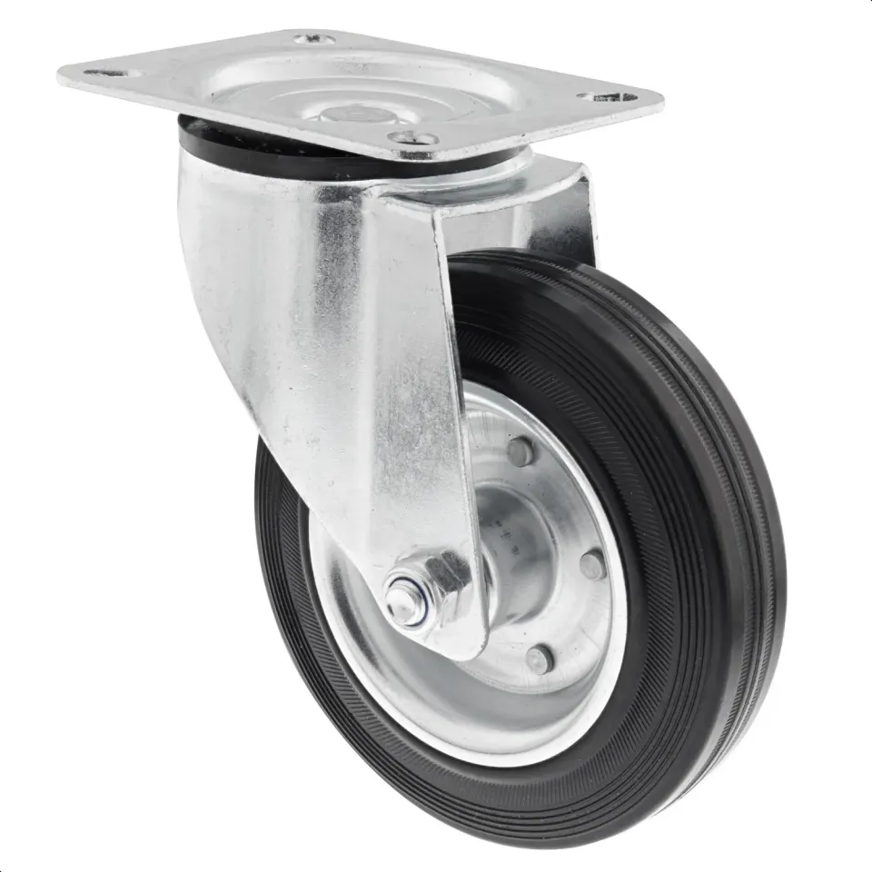 Wagner 04620001 rotella girevole gomma piena 200 mm 210 kg