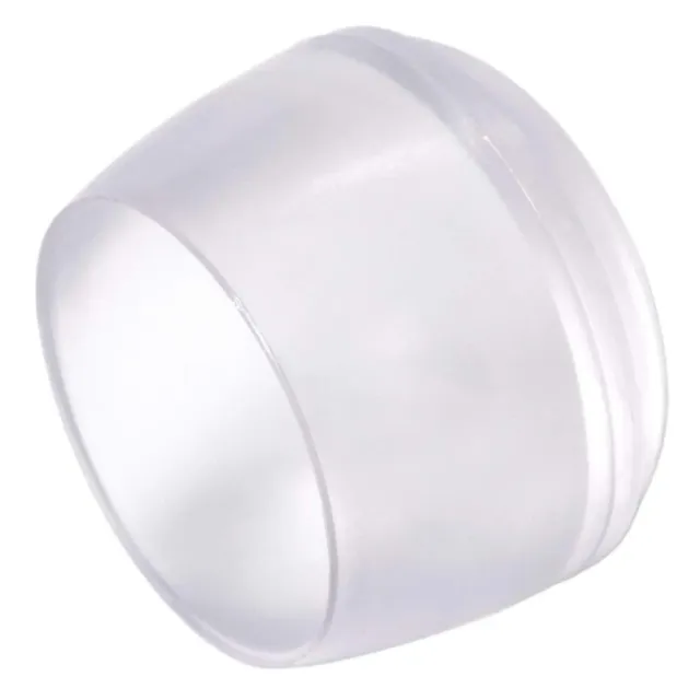 Adsamm 4 puntali PVC trasparenti Ø21-22 mm tondi