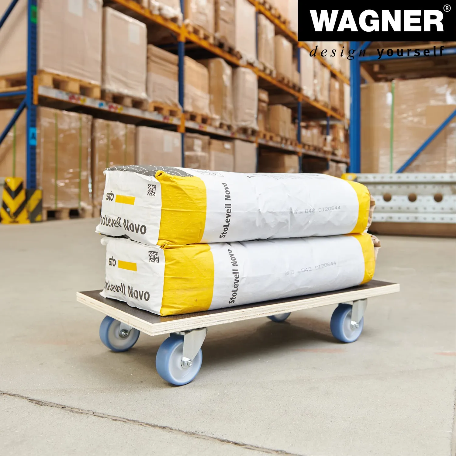 Wagner FSC carrello trasporto compensato 250 kg 57,5 cm