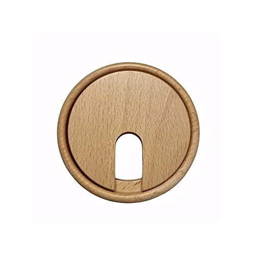 Gedotec Plain Passacavo rotondo Ø80 mm acero laccato 1 pz