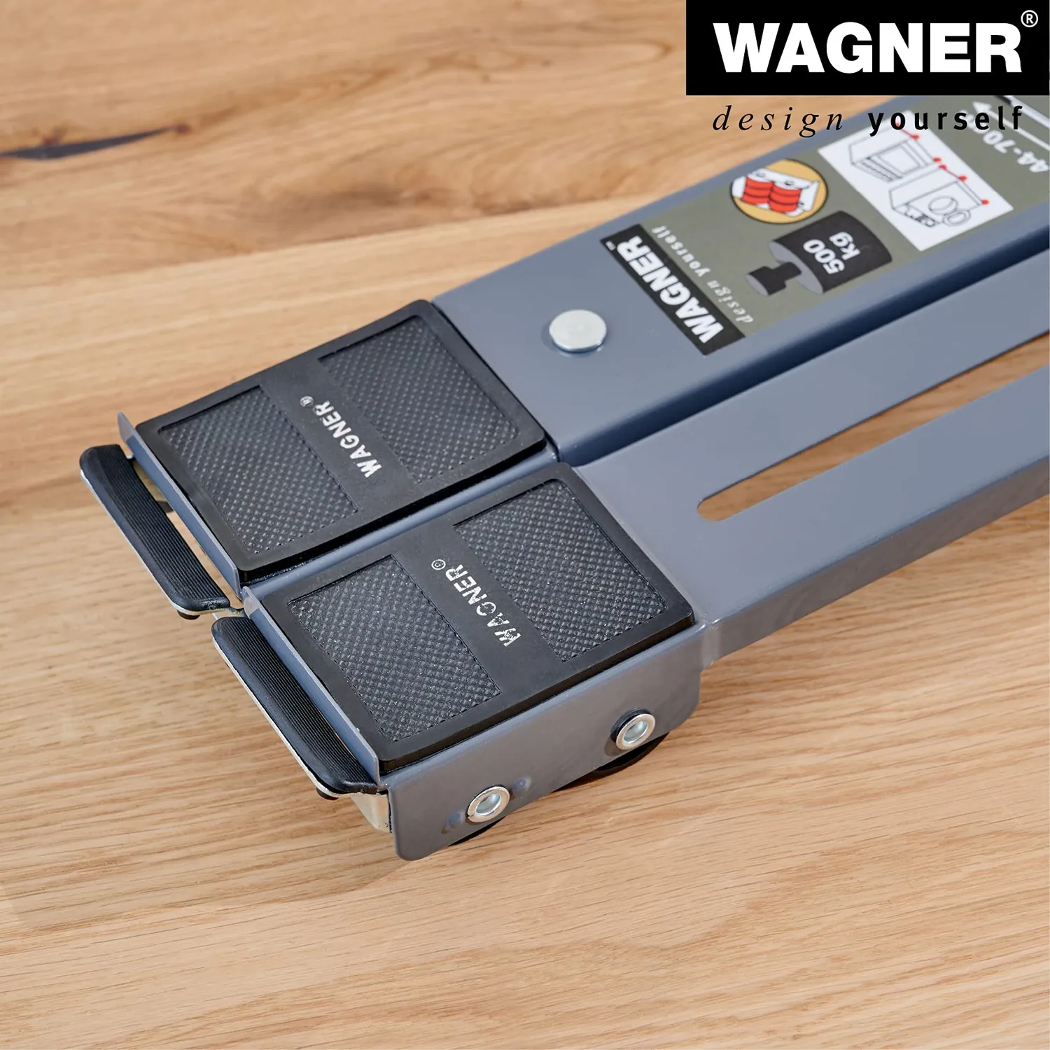 Wagner MM 1199 carrello trasporto antracite 45-70 cm 500 kg