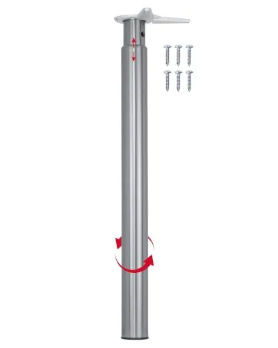 Gedotec H1730 piede mobile cromo 1 pz 700-880 mm