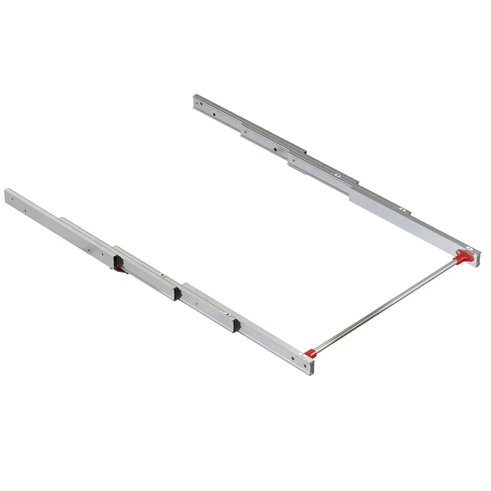 Emuca ATIM L895mm guide tavolo allungabile alluminio 60 kg