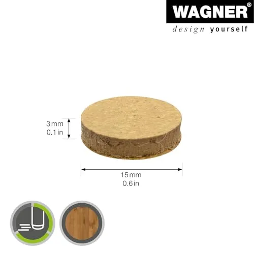 Wagner SYNO EH 1015 pattini adesivi Ø15 mm 16 pezzi