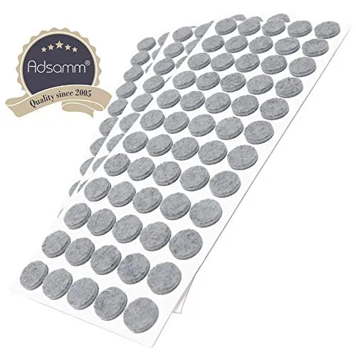 Adsamm feltrini ø 14 mm grigi 180 pezzi 3,5 mm