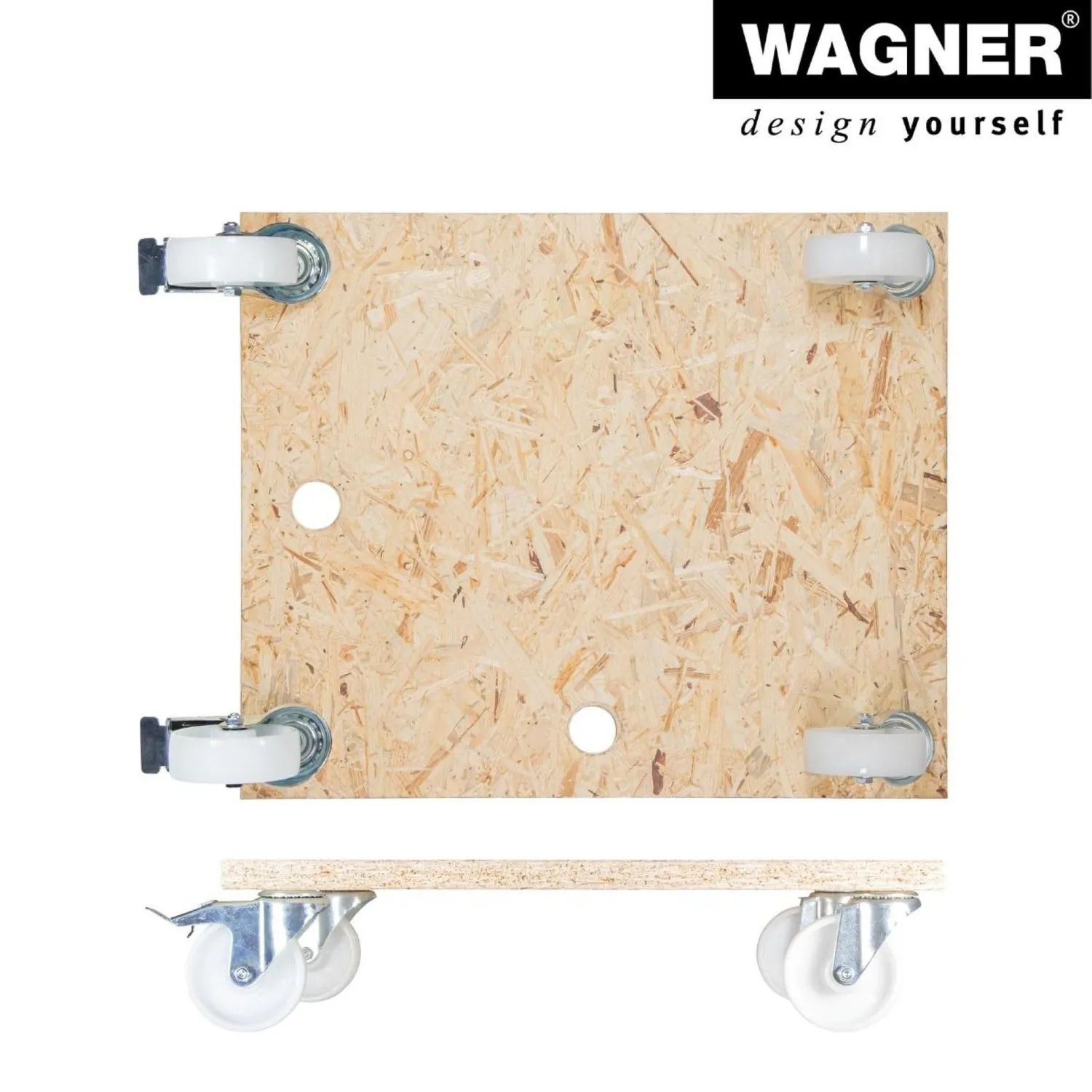 Wagner MM 1617 carrello trasporto 59x49 cm 400 kg