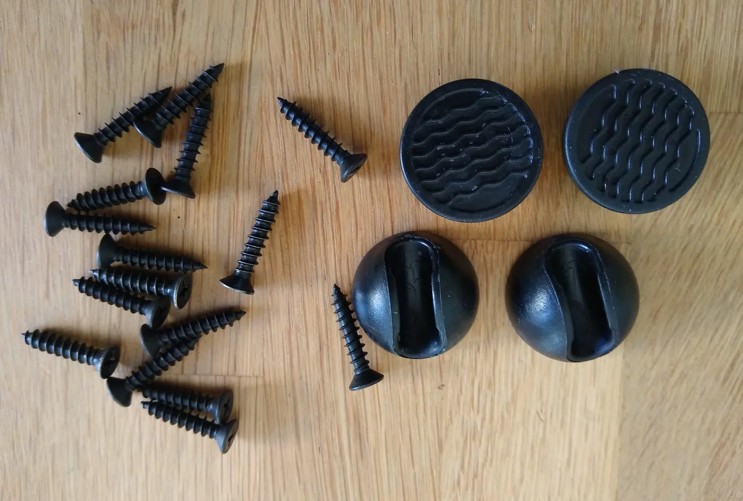 Emuca Hairpin Gambe Tavolo 400mm Nero 4 Pezzi Acciaio