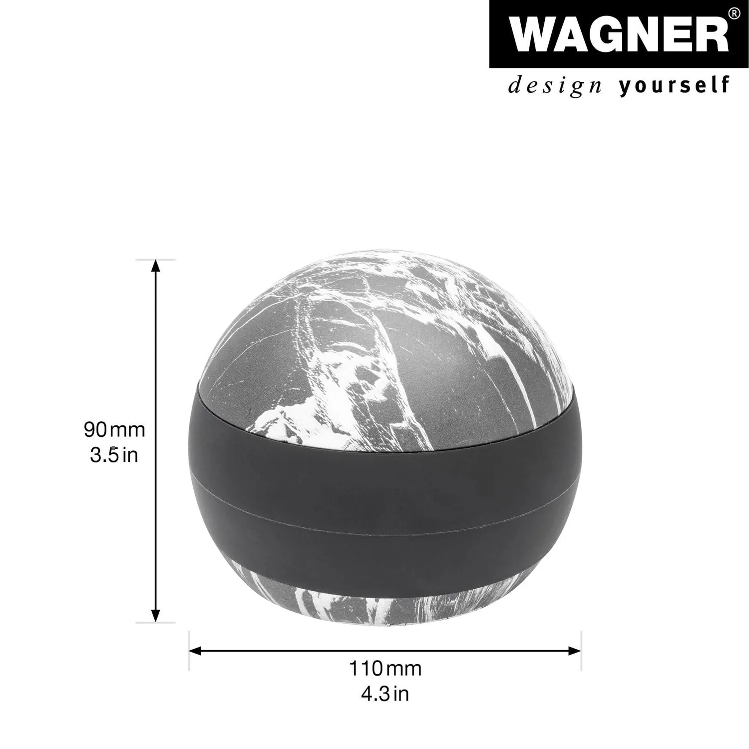 Wagner Marmo Rotondo 15519801 fermaporta cemento Ø110 mm