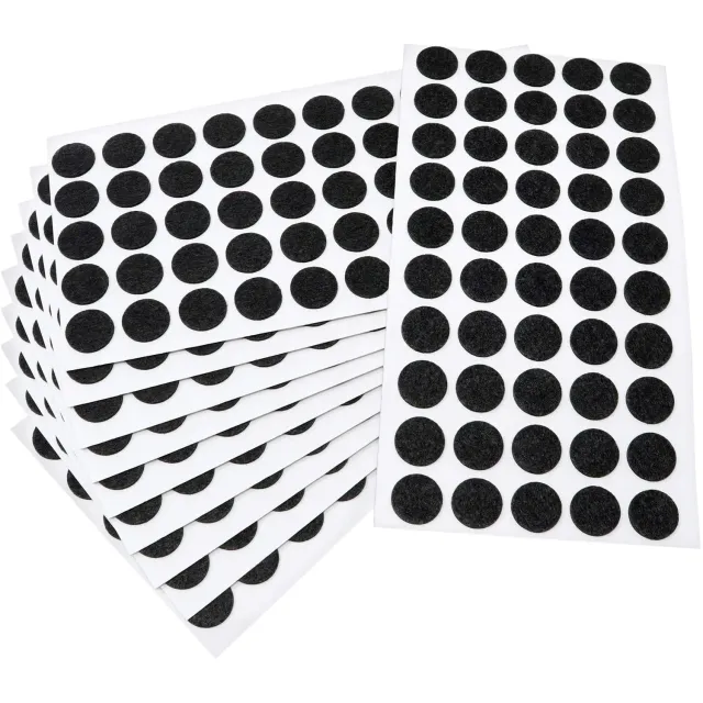 Adsamm ultrasottili ø16 mm feltrini neri 500 pz 1,5 mm
