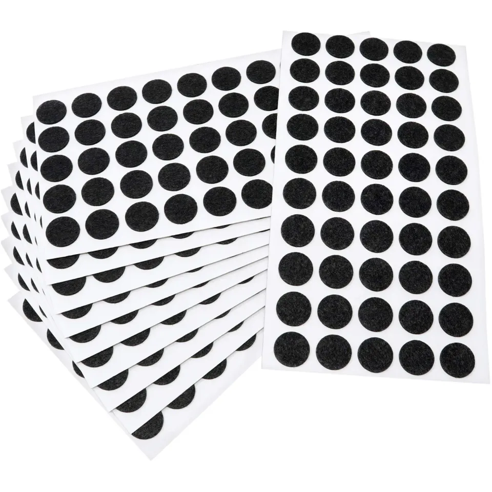 Adsamm ultrasottili ø16 mm feltrini neri 500 pz 1,5 mm