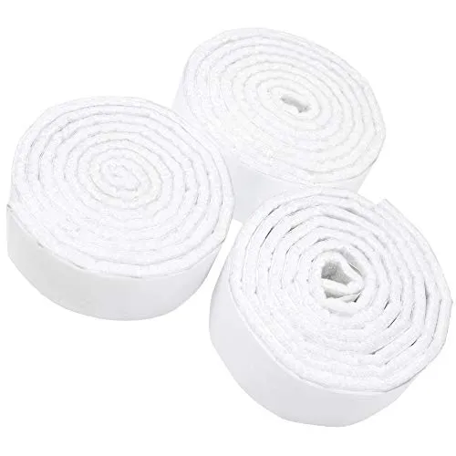 Adsamm rotolo feltro autoadesivo 24x1000 mm bianco 3 pezzi 3,5 mm