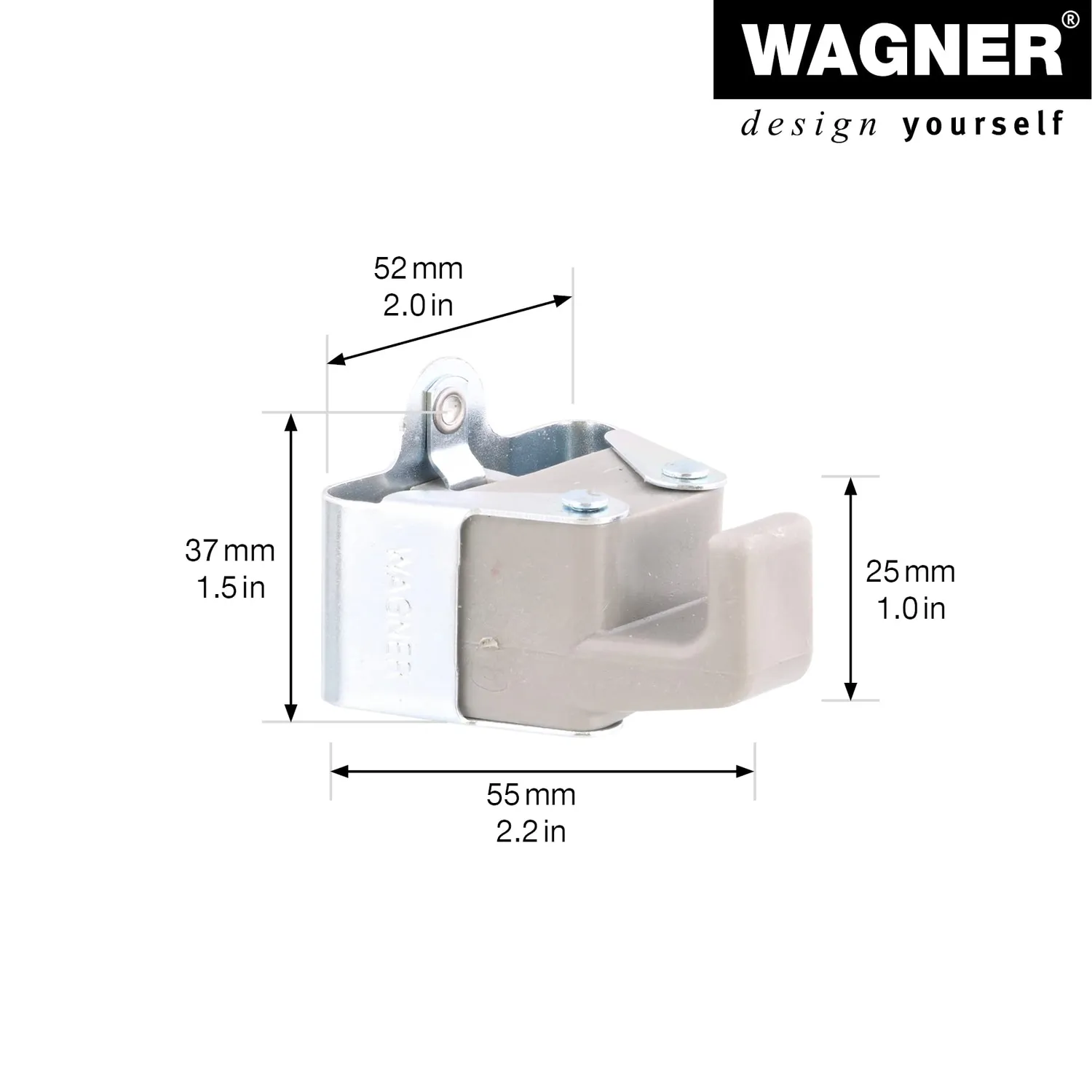 WAGNER hooks4tools HOOK ganci portautensili set 2 pezzi 2 kg