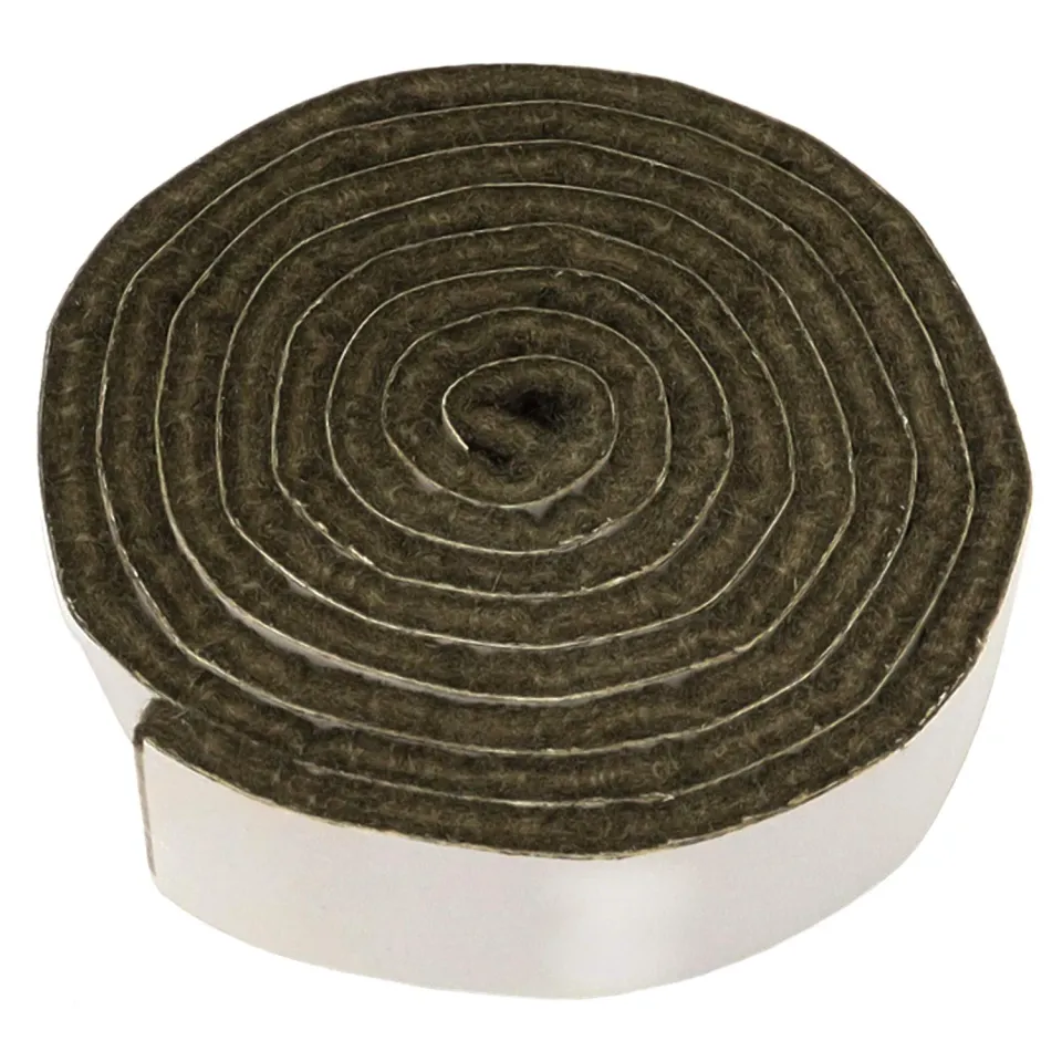 Adsamm Feltro Autoadesivo Marrone 19mm x 1m 3,5mm 1 Rotolo