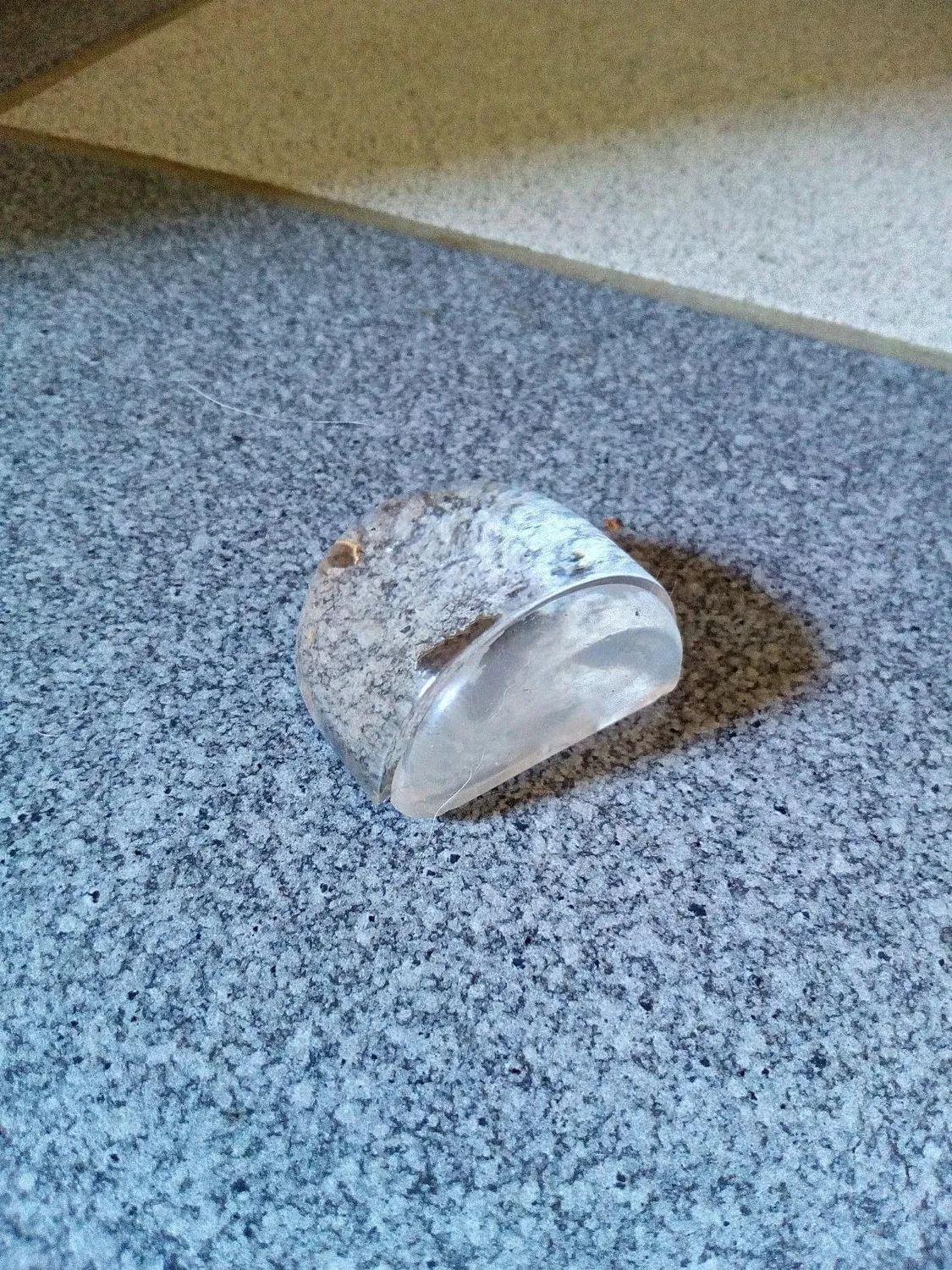 Wagner Clear fermaporta pavimento adesivo 38x34x20 mm gomma