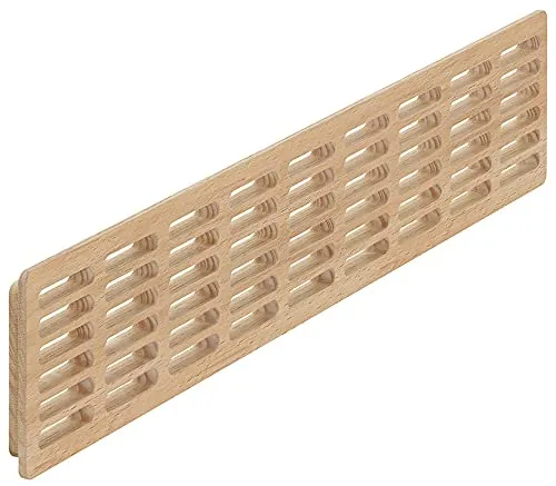 Gedotec Griglia di ventilazione faggio 550x80 mm legno massiccio