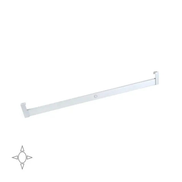 Emuca Asta Appendiabiti LED 708-858 mm Alluminio Sensore
