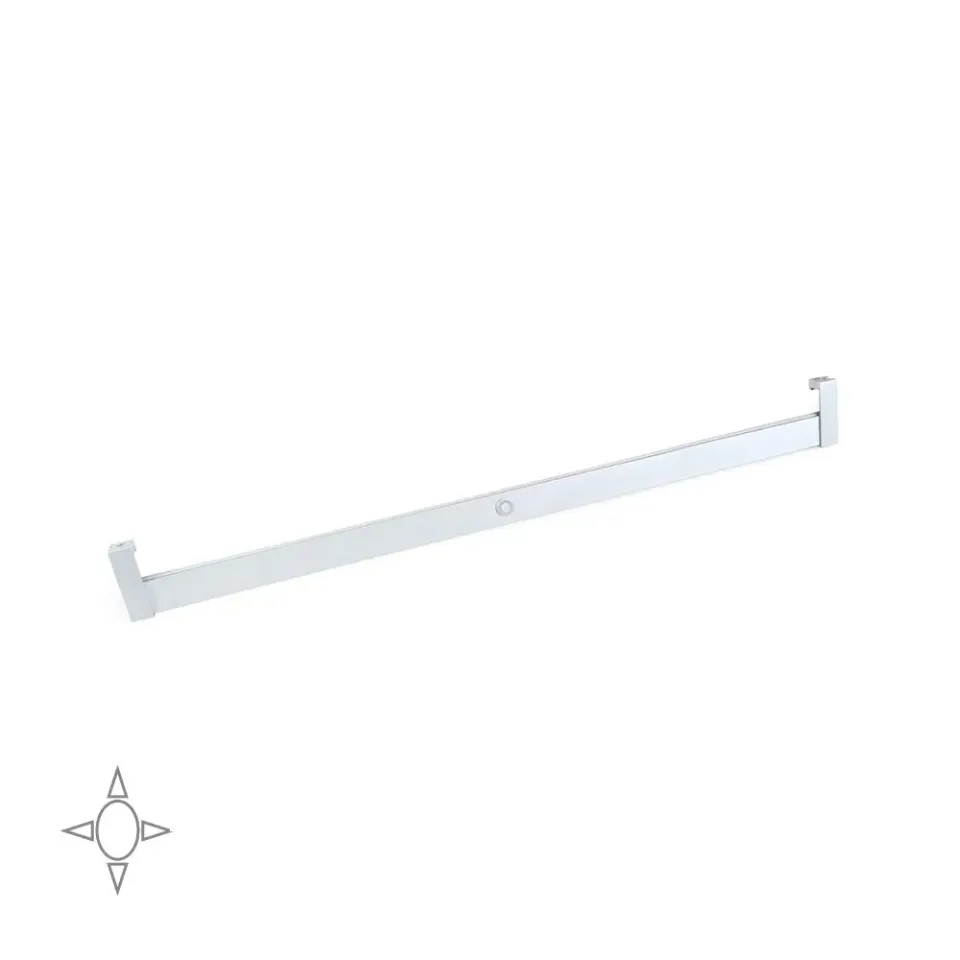 Emuca Asta Appendiabiti LED 708-858 mm Alluminio Sensore