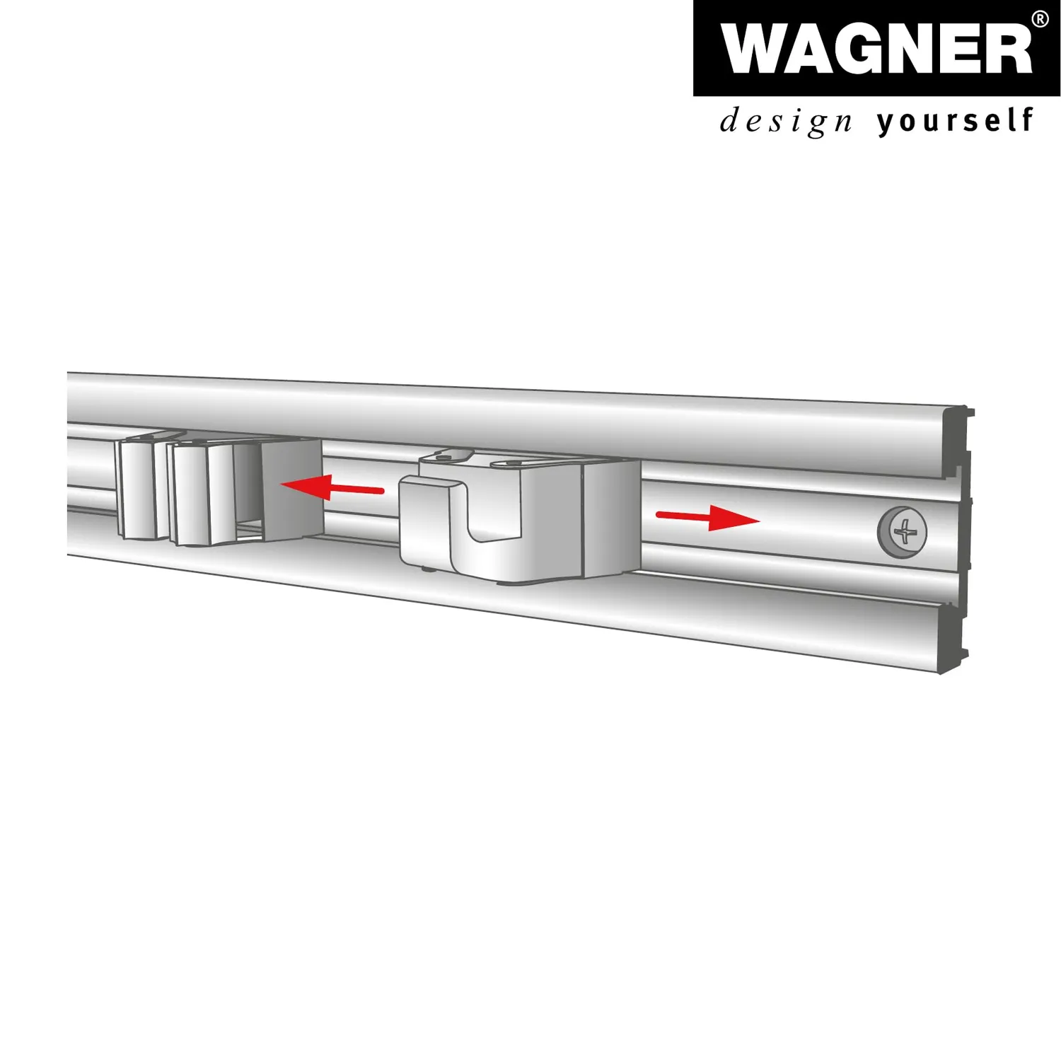 WAGNER hooks4tools HOOK ganci portautensili set 2 pezzi 2 kg