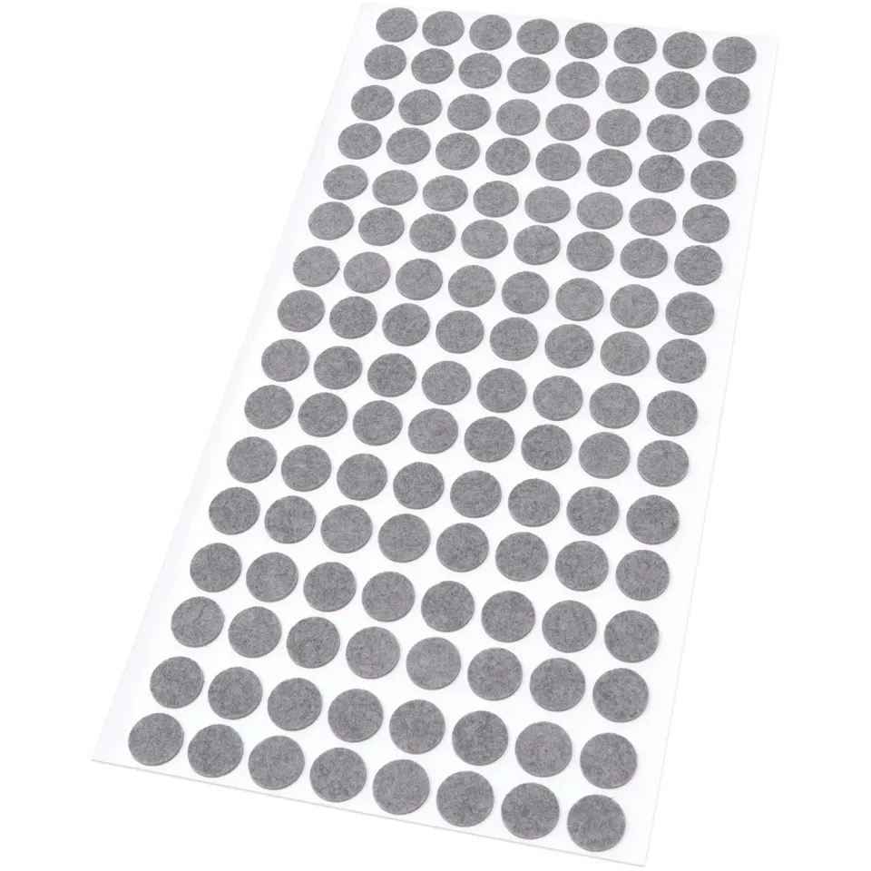 Adsamm ultrasottili ø12 mm feltrini grigi 128 pz 1,5 mm