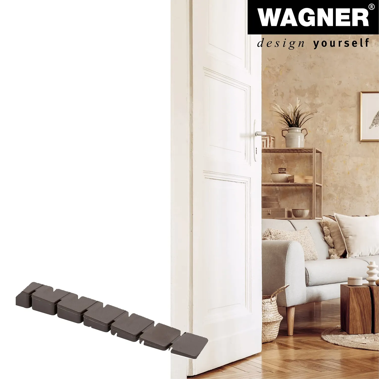 WAGNER Coneo Flex cuneo porta plastica set 9 pezzi marrone