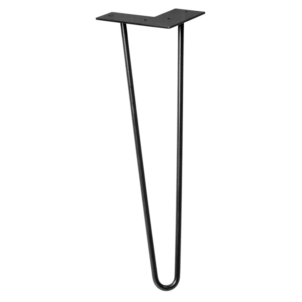 WAGNER Hairpin Leg ST 8240 gamba 40 cm nera 1 pezzo acciaio