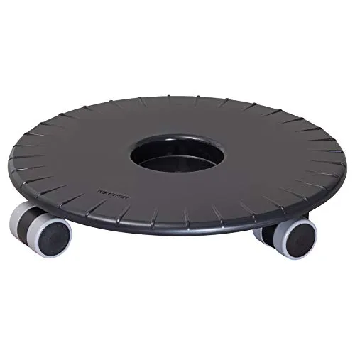 Wagner Flat carrello piante tondo 30 cm nero 80 kg