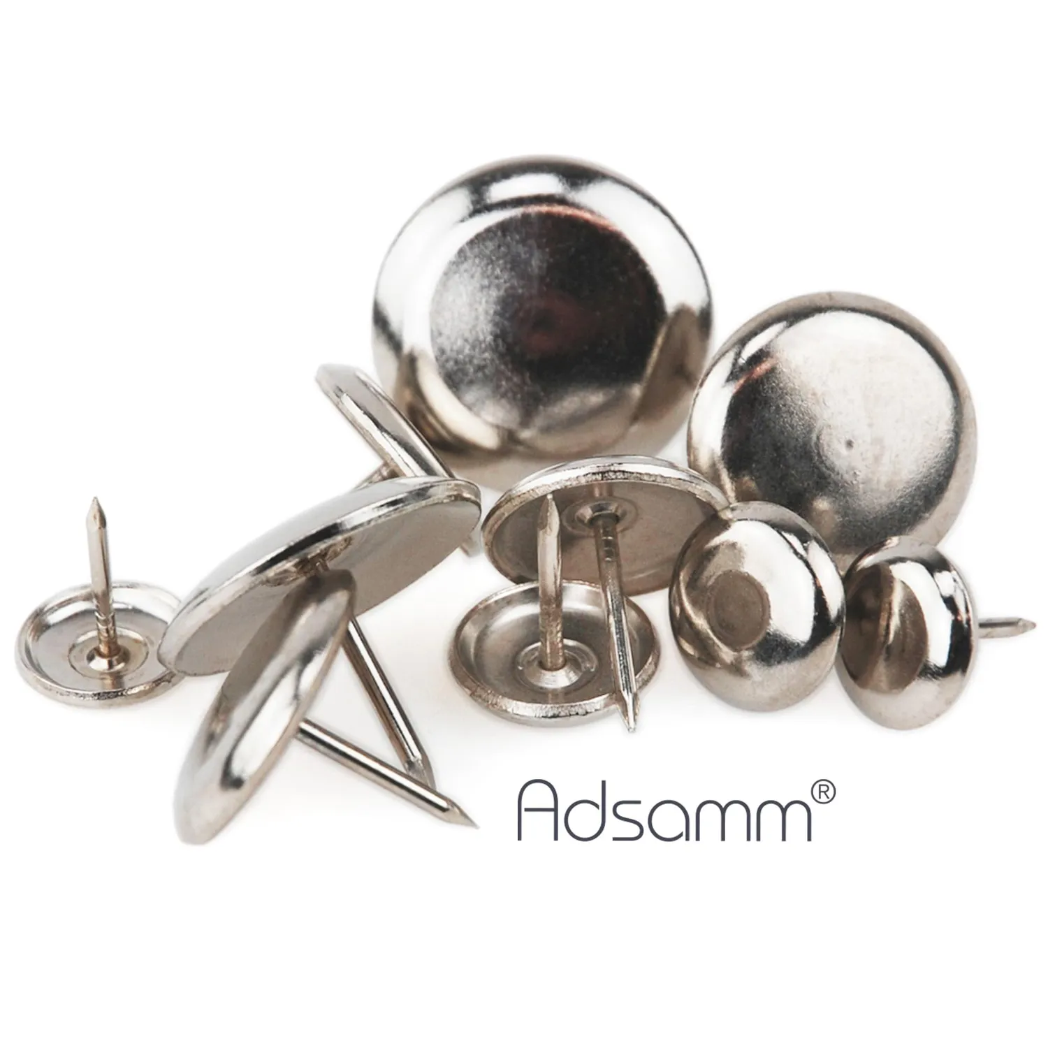 Adsamm scivoli metallo con chiodo ø 30 mm 16 pezzi