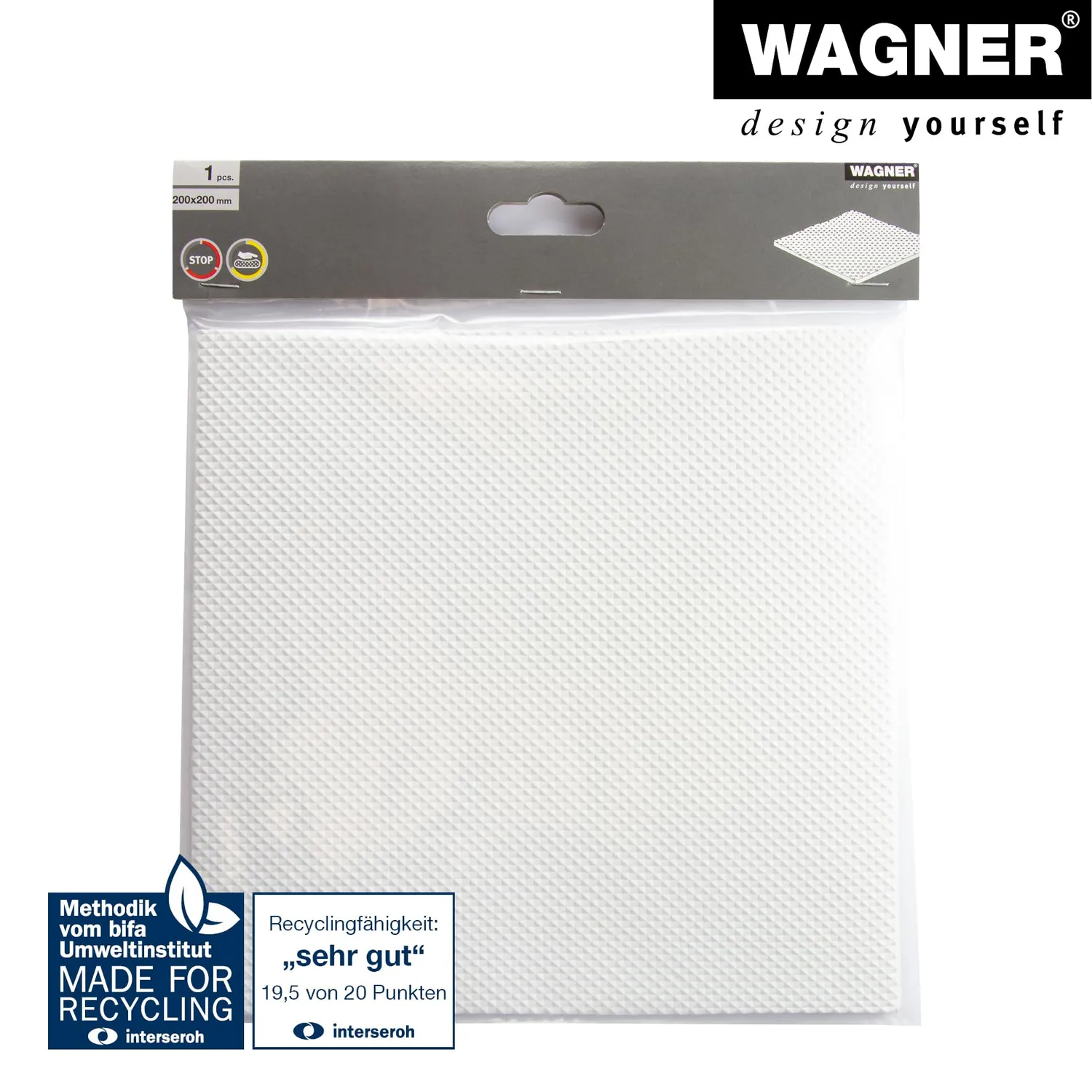 Wagner Soft Pad 16022099 cuscinetto EVA bianco 200mm