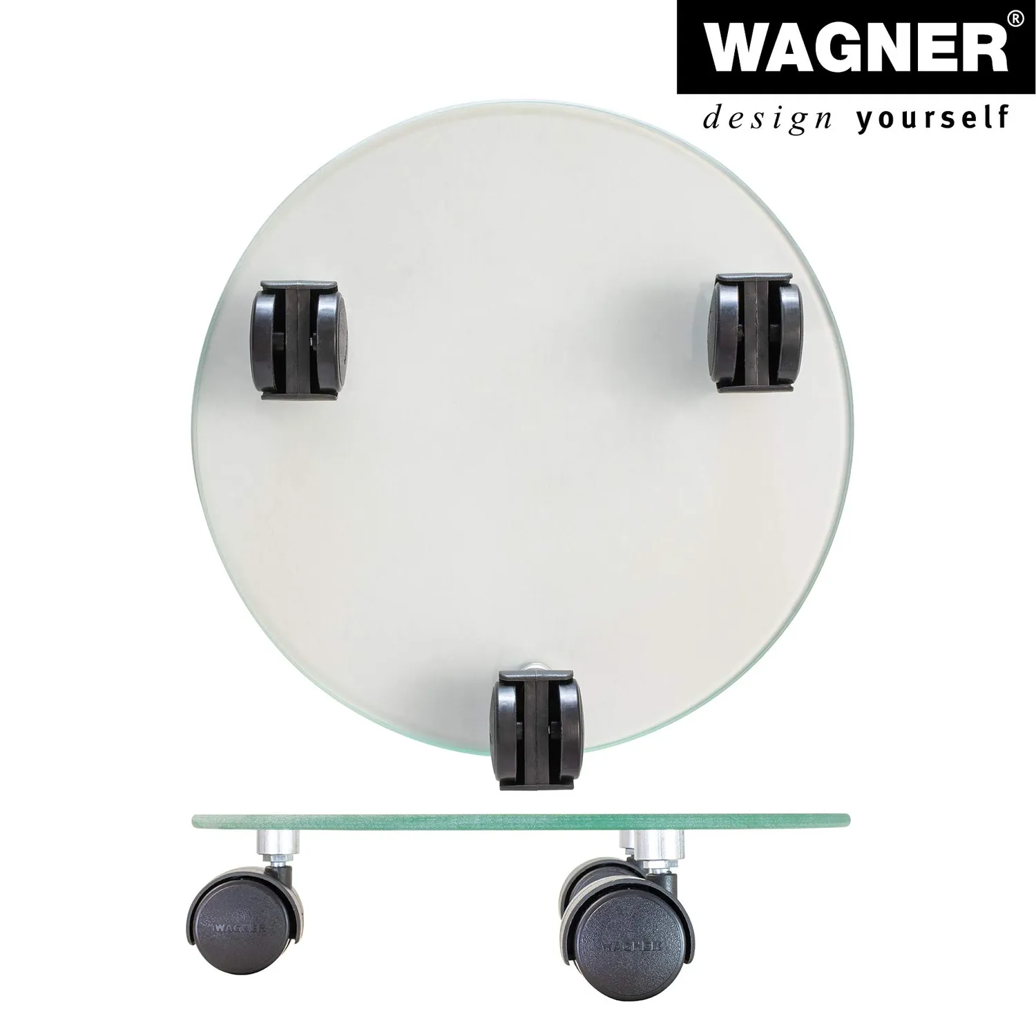 Wagner Vetro 20016501 carrello per piante Ø28 cm vetro