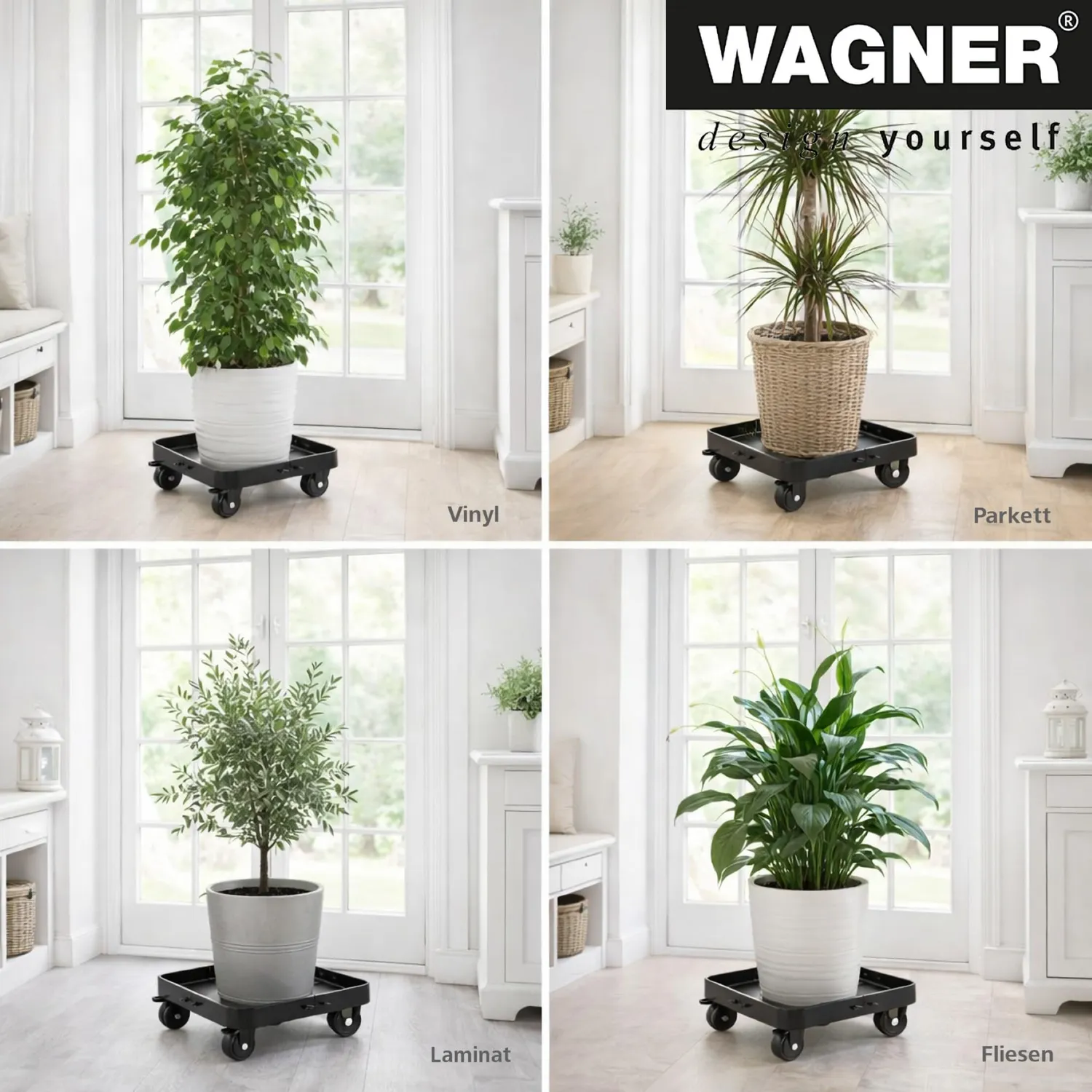 Wagner Sun City Exclusive GH 0816 carrello portavasi 40-54 cm 200 kg